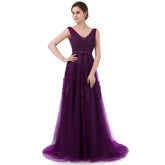 Robe De Soiree SSYFashion Sexy Backless Long Evening Dresses The Bride Elegant Banquet Green Lace V-neck Formal Party Gown