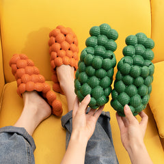 New Summer Fashion Massage Mesh Bubble Bathroom Slides Home Indoor Anti-Skid Shoes