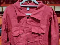 Casual Men Jacket Denim Button Shirt