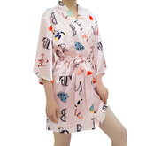 Sexy printed nightgown