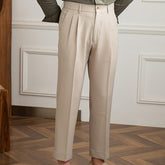 Men's Fashion British Business Formal Wear Casual Pants