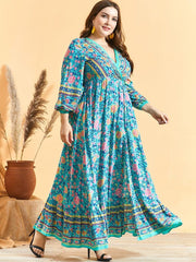 Printed casual dress