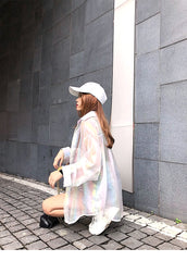 Salt Series Sunscreen Shirt Women"s Summer Korean Thin