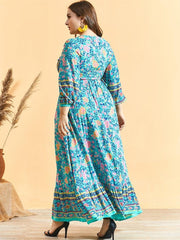 Printed casual dress