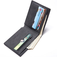 Fashion Men Wallets Mens Wallet with Coin Bag Zipper Small Money Purses New Design Dollar Slim Purse Money Clip Wallet