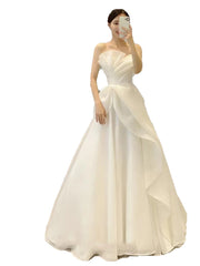 Welcome Yarn Fairy New Bridal French Entry Lux Trip Shoot Simple White Gauze Skirt