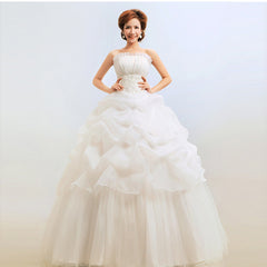 New Bustier Korean Princess Thin Wedding Dress