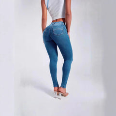 Hip Skinny Pants Stretch High Waist Jeans For Women