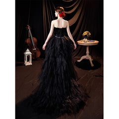 Women's Tuxedo Banquet Stage Performance Host Dress