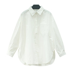 White Shirt Women"s Spring And Autumn French Retro