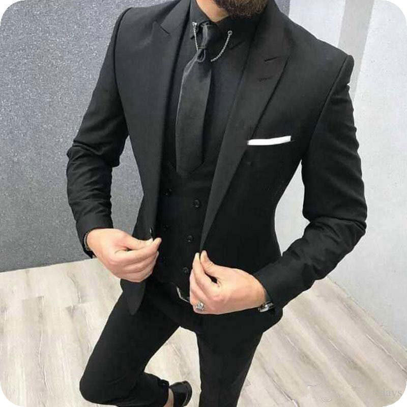 Three-piece Men's Suit Body Tuxedo