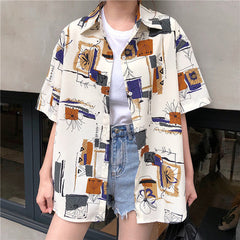 Hong Kong Fenghua shirt women''s short sleeve retro polo shirt