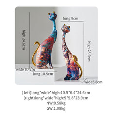 Kitty Ornaments Home Living Room Furnishings Soft Decorations