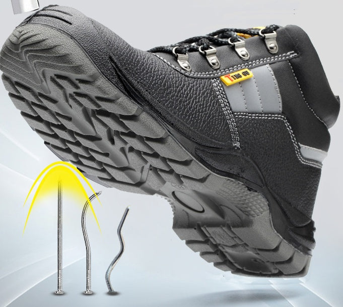 Safety Shoes Heavy Duty Sneakers Toe Cap Steel Protection Boots For Men